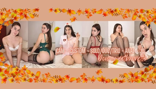 Yoursweetbrunette_ - Photo de couverture MYM - Créatrice premium | French Modèles