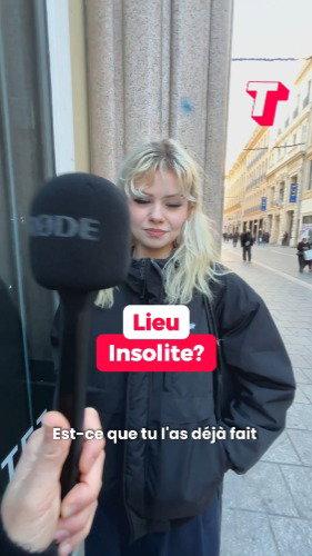 Aujourd’hui, j’ai demandé aux gens leur lieu le plus insolite 🤭
Et toi, c’est où ?