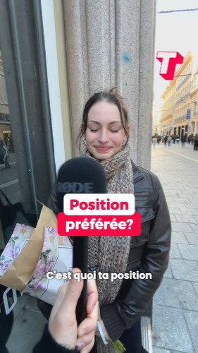 Aujourd’hui, j’ai demandé aux gens quelle était leur position préférée 🤭
Et toi, c’est laquelle ?