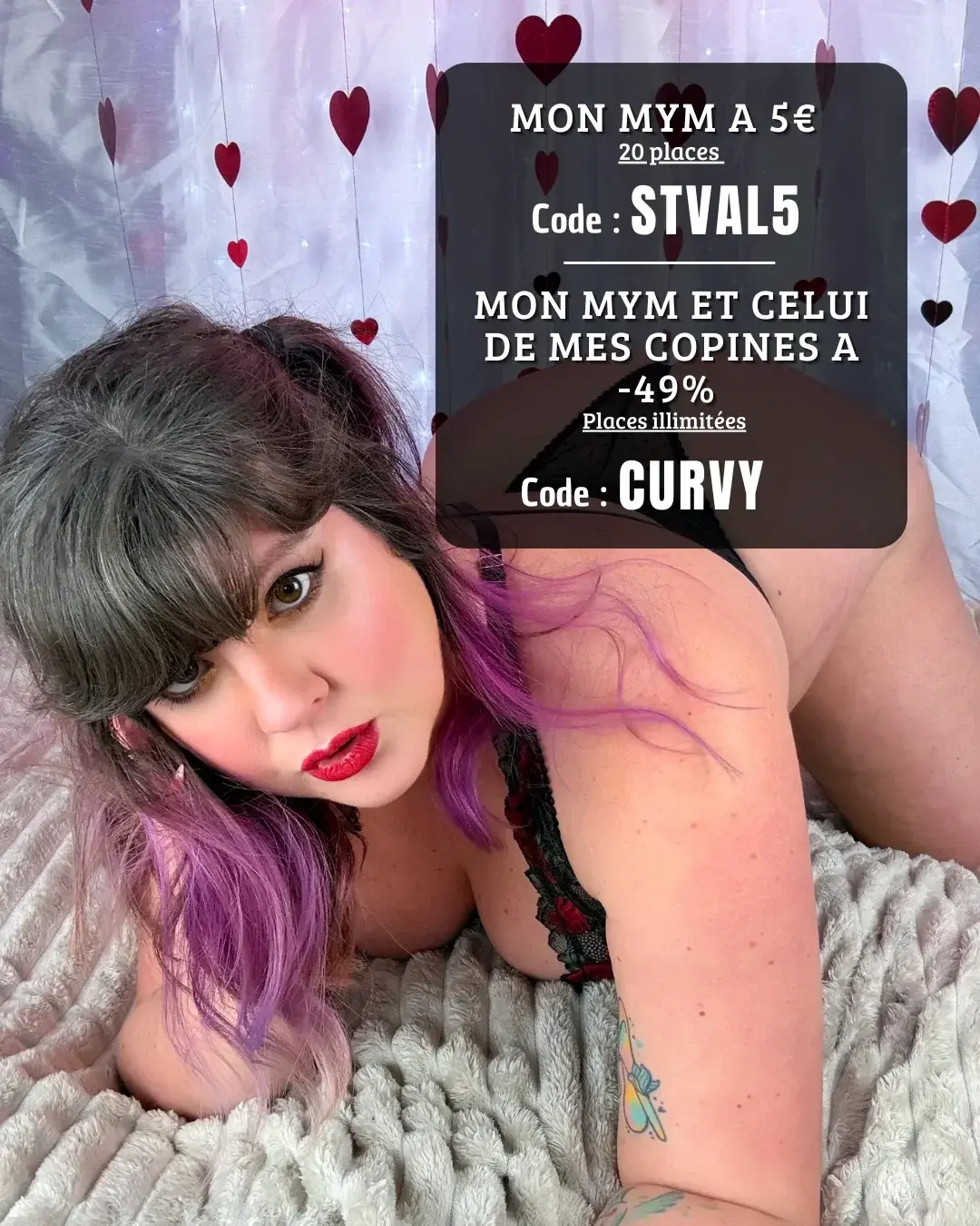 Leak & nude MYM — Romyred : « MON MYM à 5€ 👉 Code : STVAL5 ( 20 places )Ou -49% places illimitées avec le code CURVY valable sur mon MYM et celui de mes copines !Moi et mes copines, on t’a concocté un pack de vidéos d’exceptions avec les CURVY les plus chaudes de MYM ! ( je deja baiser avec 2 d’entres elle d’ailleurs 🤭🥵 )👉 PACK DE 5 vidéos HOTS dans tes dms👉 5 CURVY affamés👉 5 cochonnes qui en veulent tjs plus !Abonne-toi maintenant… et j’te montre ça 😏Nous avons toutes mis nos belles formes au service de ton plaisir 😈https://mym.fans/Gweiahttps://mym.fans/Thelouve_rougehttps://mym.fans/Lody_reydhttps://mym.fans/Unepetitefee_mymhttps://mym.fans/romyred » (MYM)