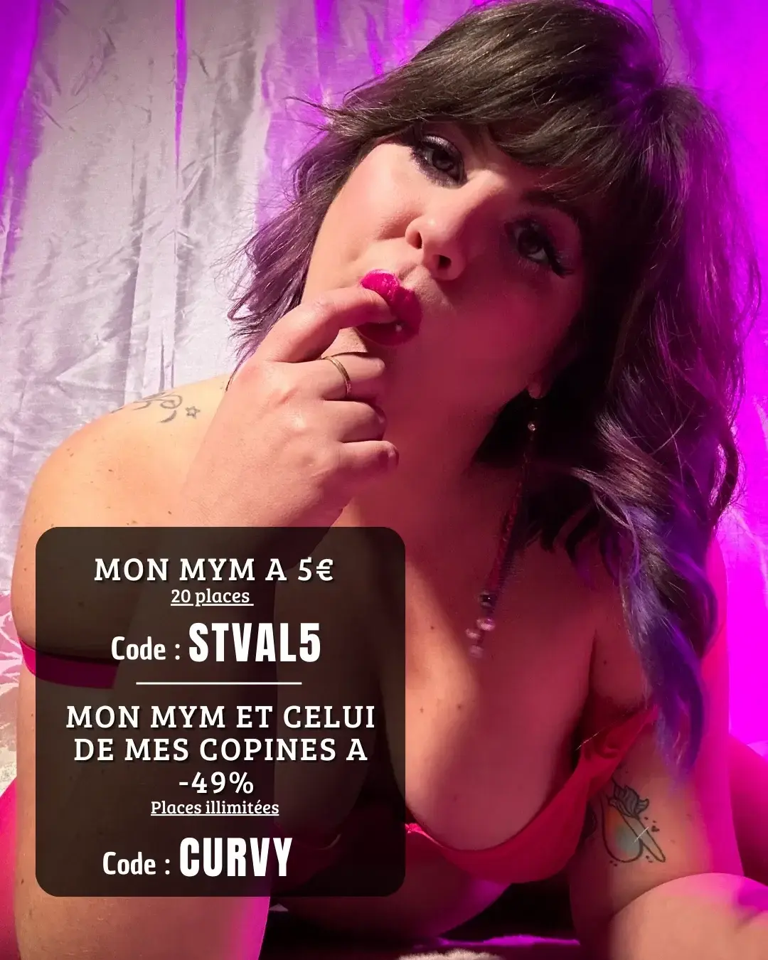 Leak & nude MYM — Romyred : « MON MYM à 5€ 👉 Code : STVAL5 ( 20 places )Ou -49% places illimitées avec le code CURVY valable sur mon MYM et celui de mes copines !Moi et mes copines, on t’a concocté un pack de vidéos d’exceptions avec les CURVY les plus chaudes de MYM ! ( je deja baiser avec 2 d’entres elle d’ailleurs 🤭🥵 )👉 PACK DE 5 vidéos HOTS dans tes dms👉 5 CURVY affamés👉 5 cochonnes qui en veulent tjs plus !Abonne-toi maintenant… et j’te montre ça 😏Nous avons toutes mis nos belles formes au service de ton plaisir 😈https://mym.fans/Gweiahttps://mym.fans/Thelouve_rougehttps://mym.fans/Lody_reydhttps://mym.fans/Unepetitefee_mymhttps://mym.fans/romyred » (MYM)