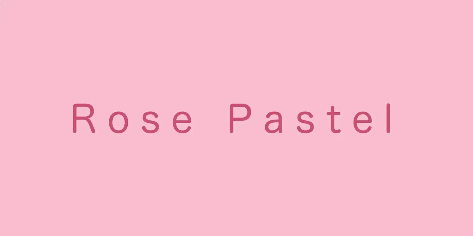 Photo de couverture de Rosepastel