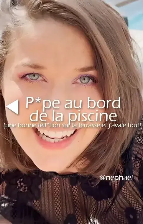 Envie d'une bonne pipe sur la terrasse? laisse moi te sucer jusqu'à te faire gicler dans ma belle petite bouche ouverte !