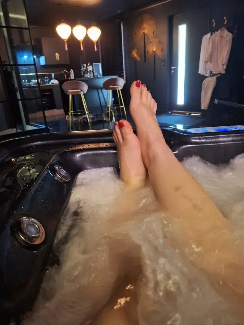 Mes pieds bien au chaud..