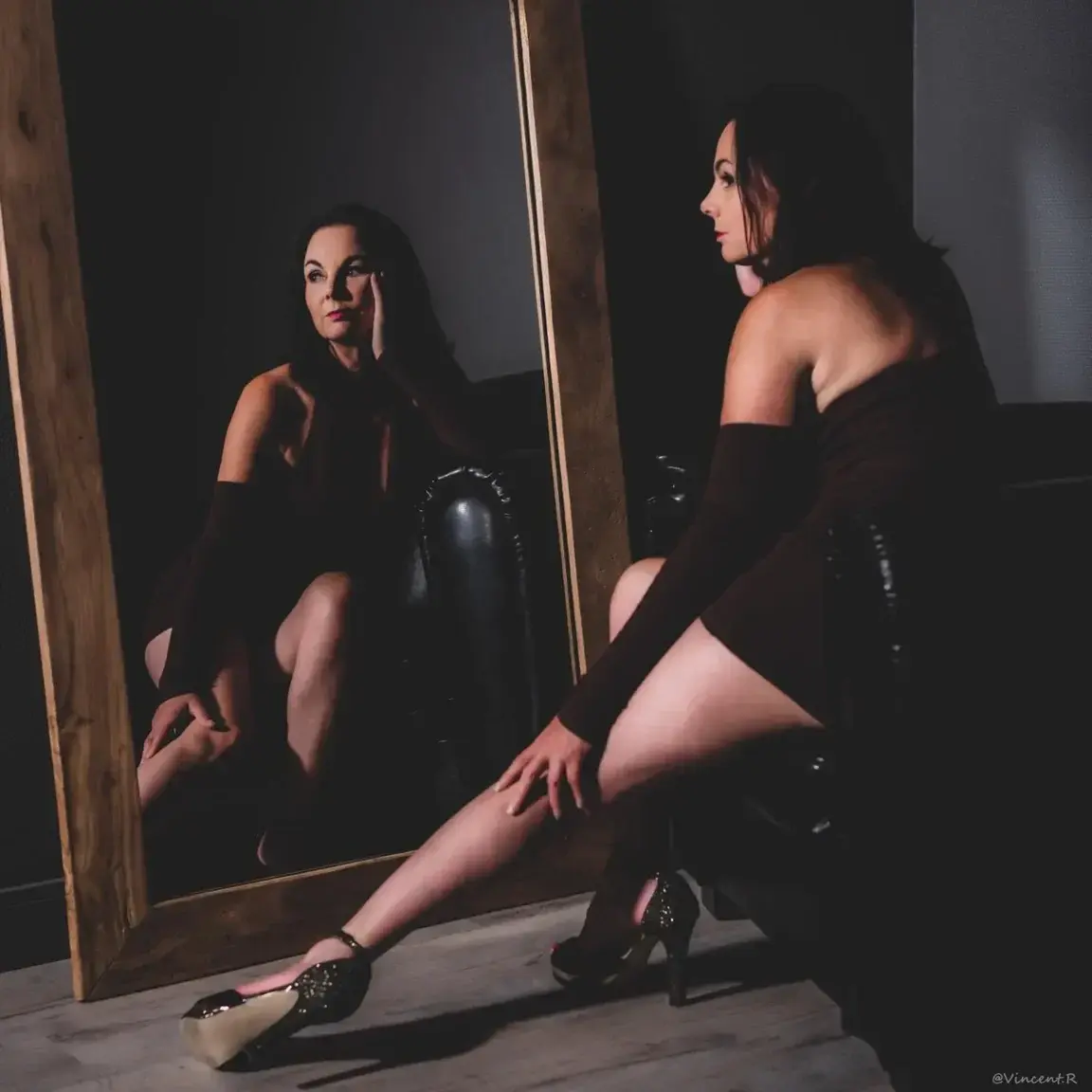 Reflet de soi#charme #girl #sexy #modele