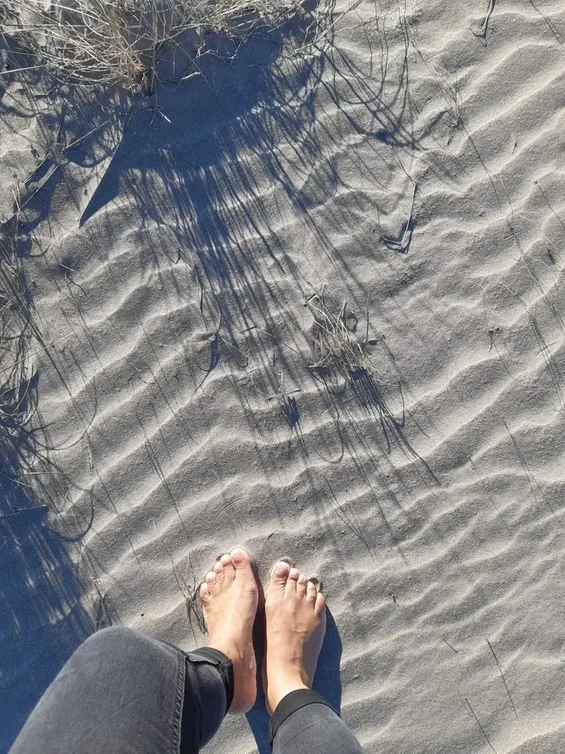 J’adore marcher dans le sable..Et vous ?