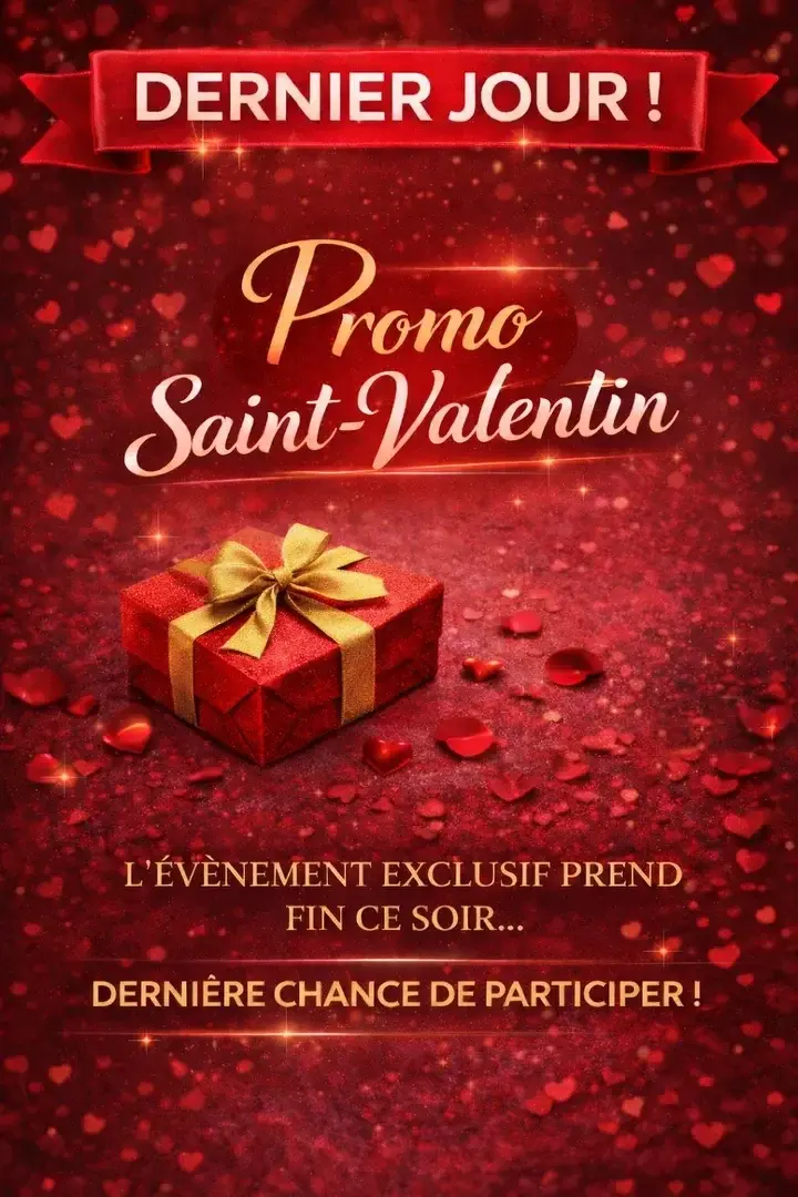 ❤️ Aujourd’hui, c’est le dernier jour – Saint-Valentin ❤️C’est maintenant ou jamais 😈Mon événement spécial Saint-Valentin se termine ce soir…🎁 Des cadeaux exclusifs à la clé🔥 Aucun perdant : chaque nouvel abonné reçoit une photo hyper sexy de moi dès l’abonnement👉 Pour participer :• Abonne-toi à mon MYM• Regarde la vidéo spéciale Saint-Valentin• Trouve le code caché• Envoie-le moi en DM🎡 Tirage au sort lundiAprès aujourd’hui… il sera trop tard 💋