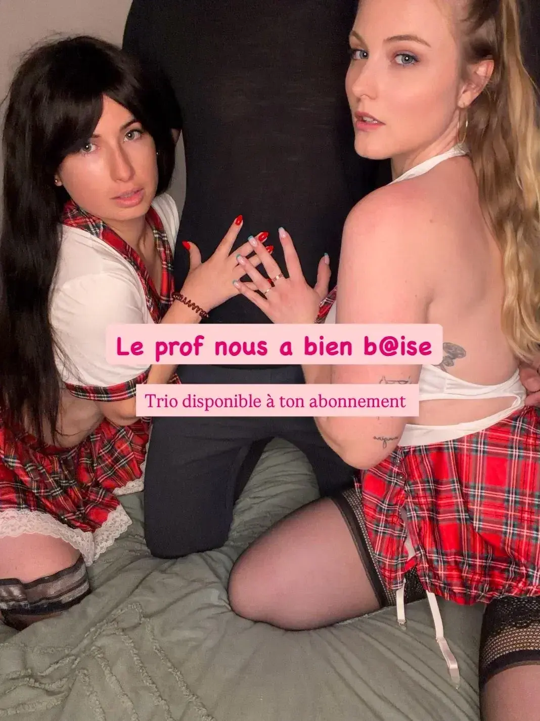 Viens t’abonner pour nous voir pleine de sperme de partout 💦