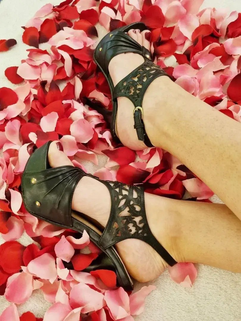 Pétales de rose 👠🌹