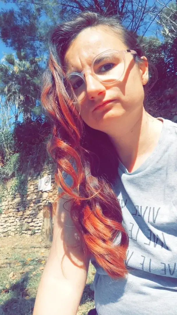 Moi avec les boucles
