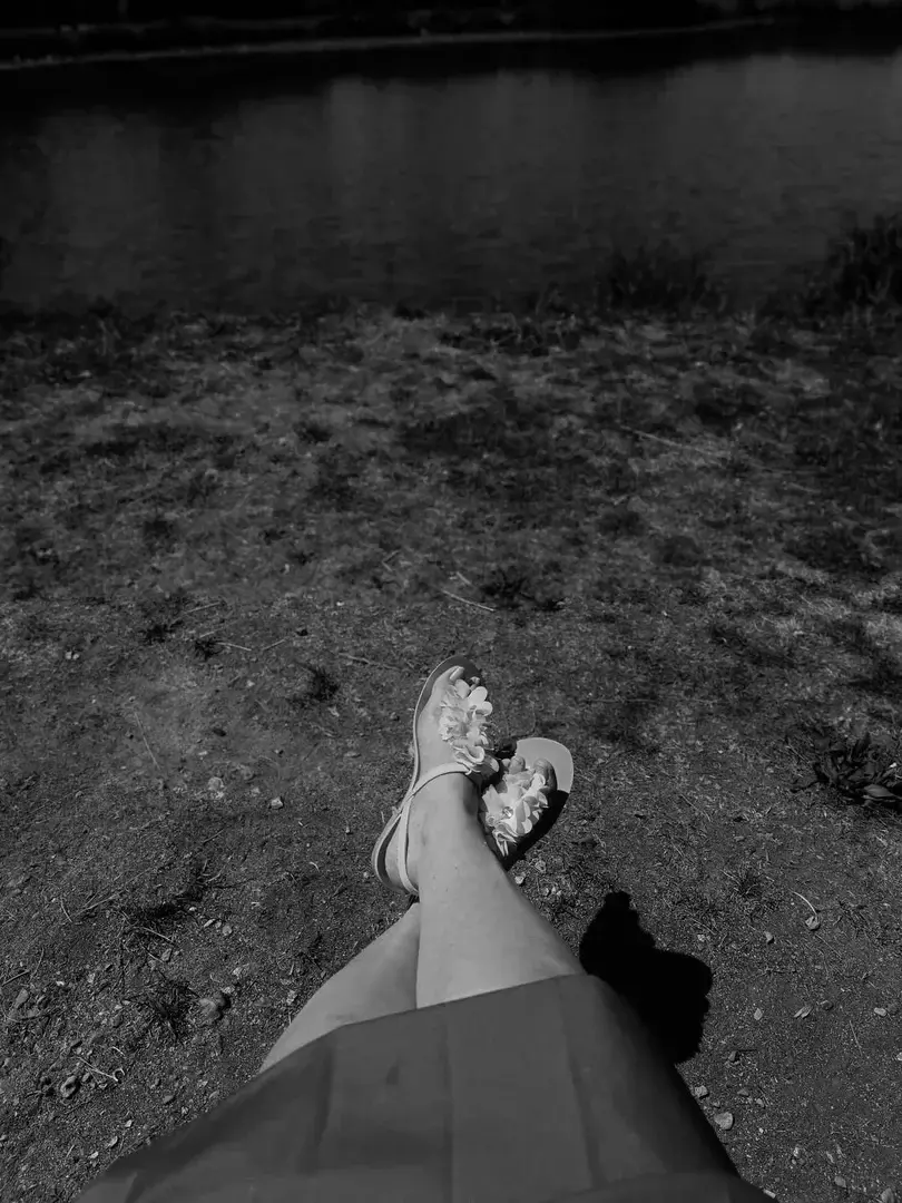 #pieds nus #etang#soleil