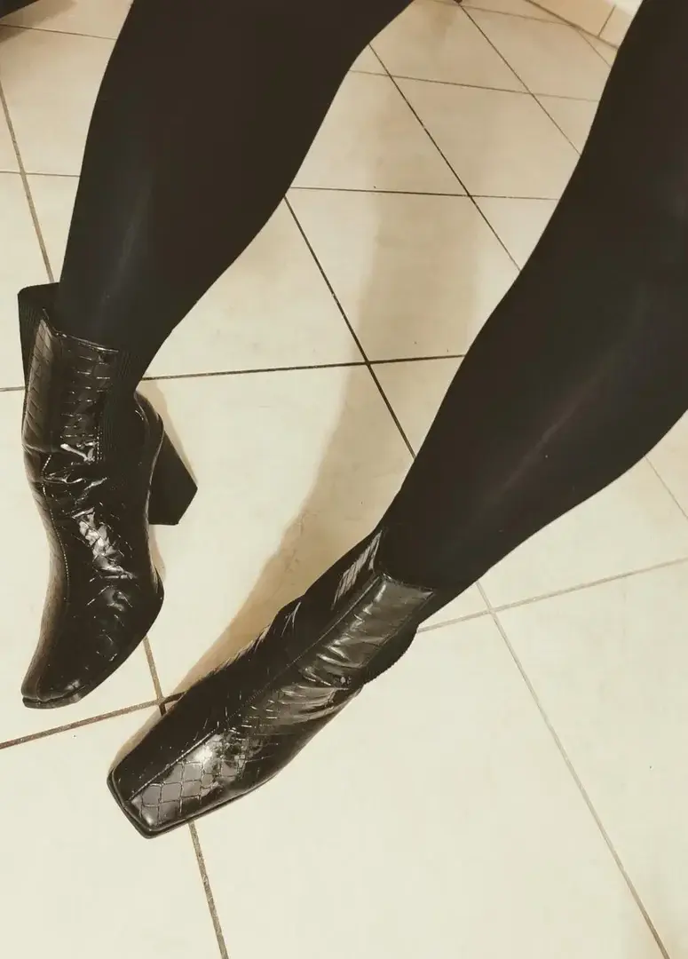 #feet #talons #bottesencuir #collants