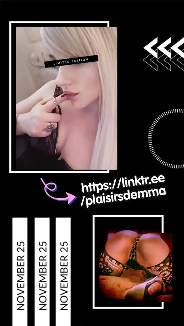 Lien vers plusieurs de mes autres réseaux tels Twitter, Reddit où je vends du contenu....Vendeuse photos sexy / hot, vidéos, cam2cam...Rejoint moi sur les réseaux, aide moi à les développer stp et je te réserve de belles surprises....🔥👄😘Très ouverte d'esprit et sympa, n'hésites pas à me contacter en MPS pour toute information sur ce que je vends...Je t'attends avec plaisir!👄😘Mon compte pro Xvideos :coquinedu69 💦🔥🫦 Code promo spécial valable jusque Dimanche : ABOAVENT15 for f4f!