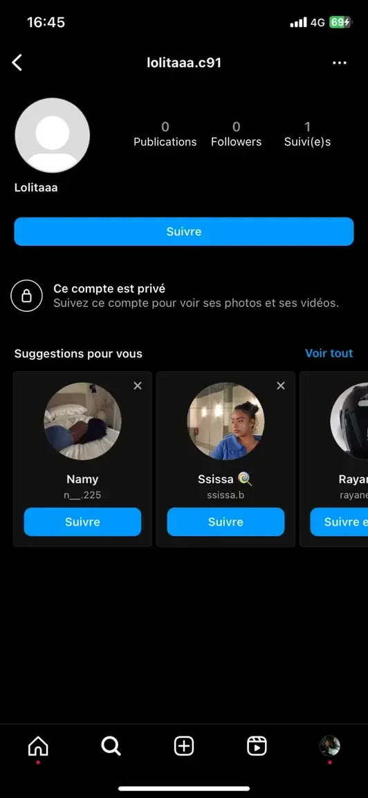 Je ne serais plus sur cette appli je vais être très actif sur insta mes petits loulou tout vas se passez la bas média privé push appel privé show ect…