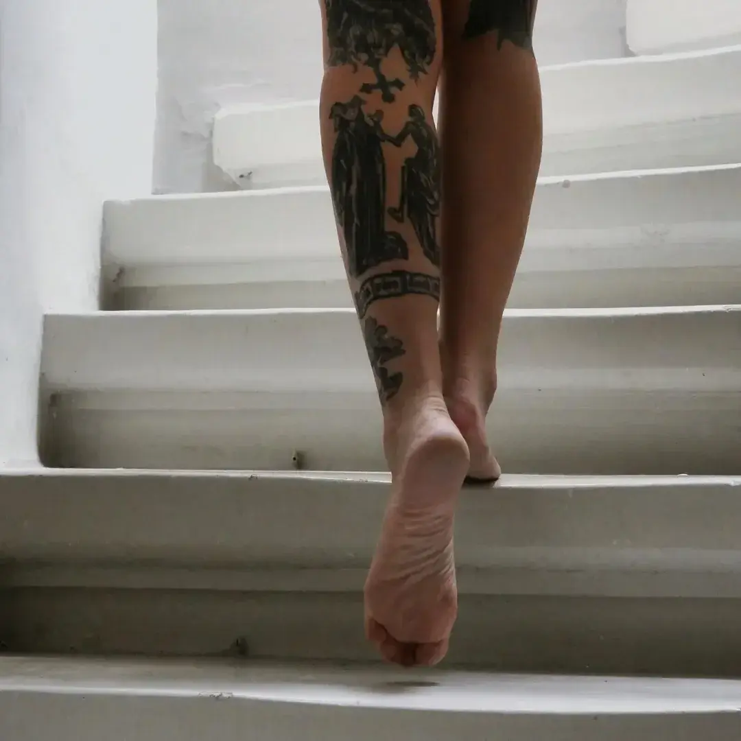 Marcher pieds nus...