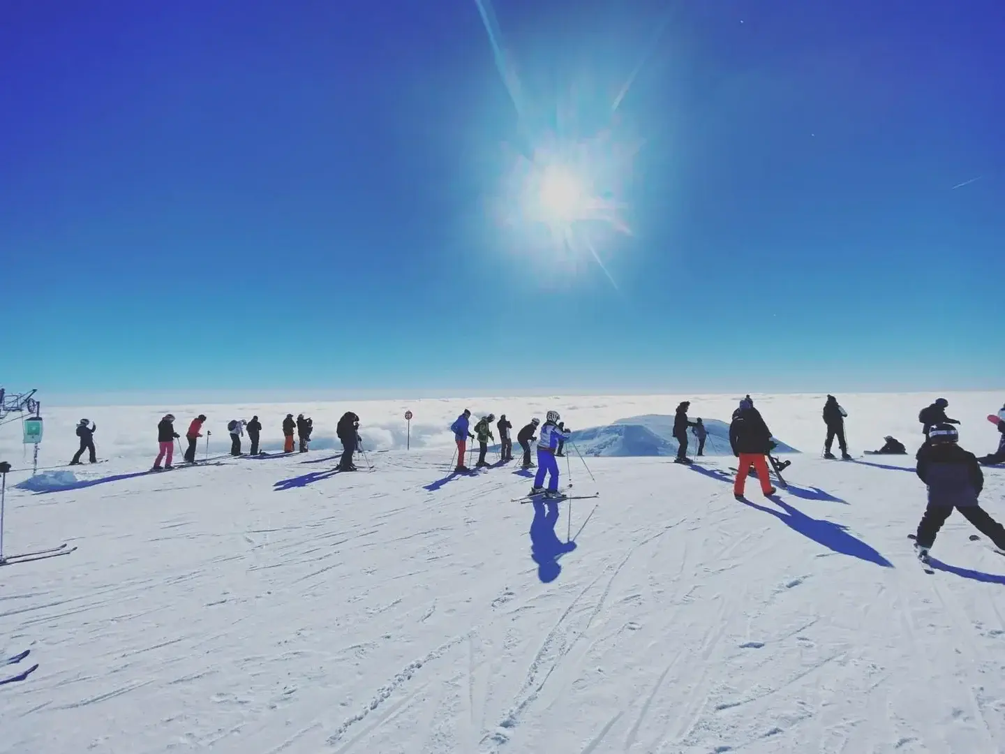 La neige de l’hiver dernier !! Le top au sommet des pistes