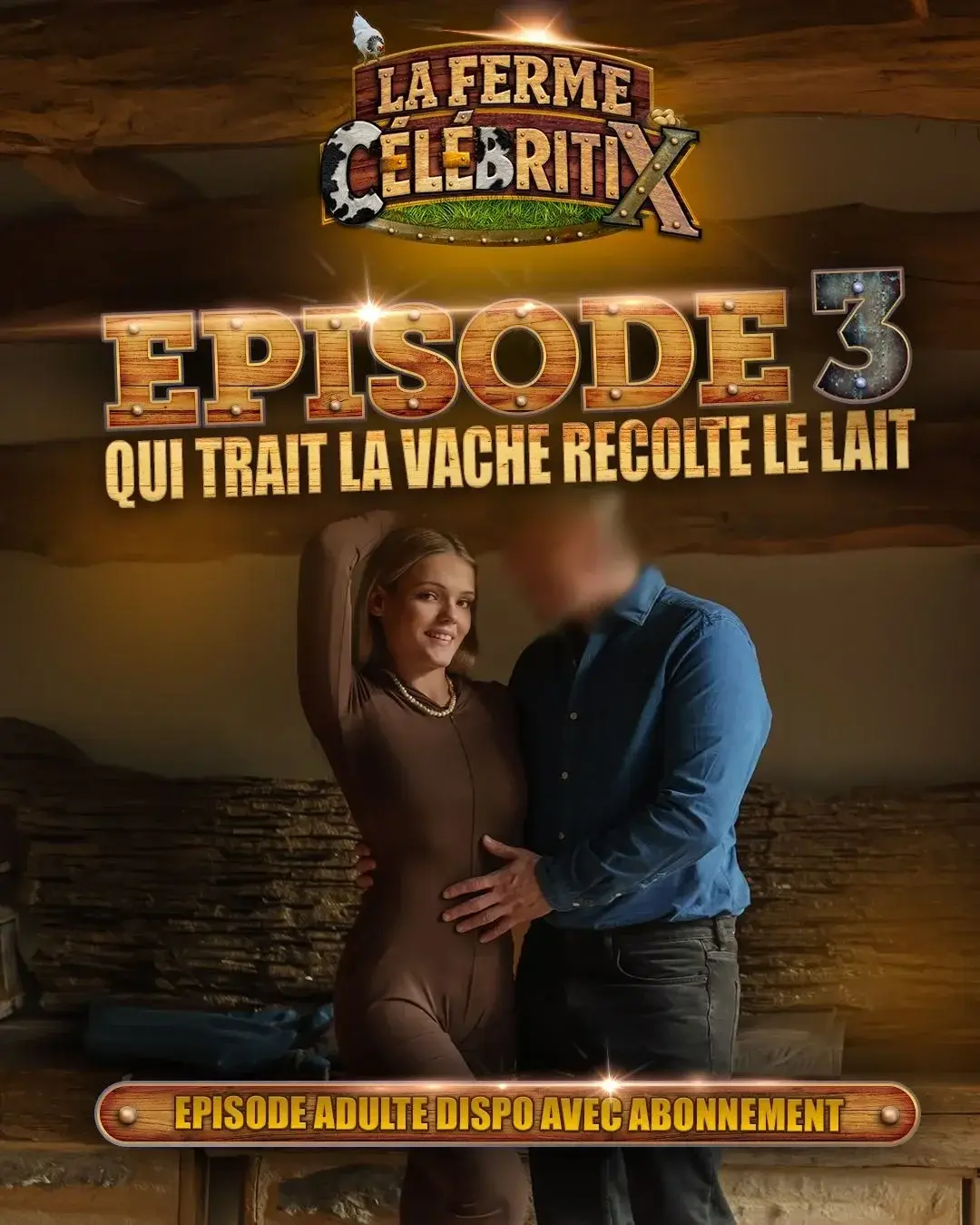 LA FERME CELEBRITIX – ÉPISODE 3 : QUI TRAIT LA VACHE RECOLTE LE LAIT🐮🔥📺 EPISODE ADULTE GRATUIT COMPLET (2 X SCENES HARD INCLUSES) DISPO (SANS SUPPLEMENT) DES TON ABONNEMENT !Après quelques stratégies matinales, les candidats découvrent la traite des vaches dans une véritable exploitation laitière 🌾🐄Entre les vaches à guider, Littleangel et son pantalon façon “camouflage bovin” qui terrorise le troupeau, et les tentatives catastrophiques de boire du lait directement à la source, la journée part complètement en vrille 🤣🥛De retour à la ferme, Angèle Ice se rapproche dangereusement de Simon pendant qu’une actrice est éliminée lors de la cérémonie.Et pendant que tout le monde a la tête ailleurs, Jade en profite pour isoler discrètement Dino… 🔥⚠️ Et ce n’est pas tout, pour les plus pressés de découvrir la suite :L’ÉPISODE 4 déjà disponible une fois abonné en AVANT-PREMIÈRE dans tes messages privés et dans l’onglet MOD, ou programmé le Dimanche 31/05 à 18H 🔥