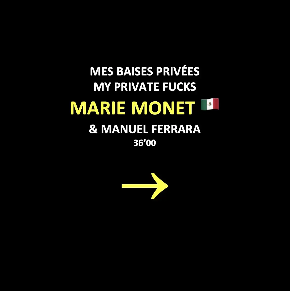 MES BAISES PRIVÉES : MARIE MONET 🇲🇽Cette mexicaine a vraiment le vagin en feu...Il a avalé ma bite avec tellement de rage que j'ai eus envie de jouir dés le début 😱🔥😂💦MY PRIVATE FUCKS : MARIE MONET 🇲🇽This Mexican girl’s pussy is truly on fire...She swallowed my cock with such ferocity that I wanted to cum right from the start 😱🔥😂💦