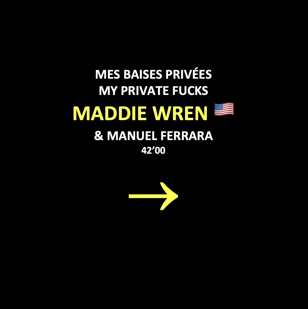 MES BAISES PRIVÉES : MADDIE WREN 🍑Je ne sais pas ce qui m'excite le plus chez elle...Son visage incroyable avec ses yeux de biche ou bien son petit cul sublime ?MY PRIVATE FUCKINGS : MADDIE WREN 🍑I don't know what excites me more about her...Her incredible face with her doe eyes or her sublime little ass ?