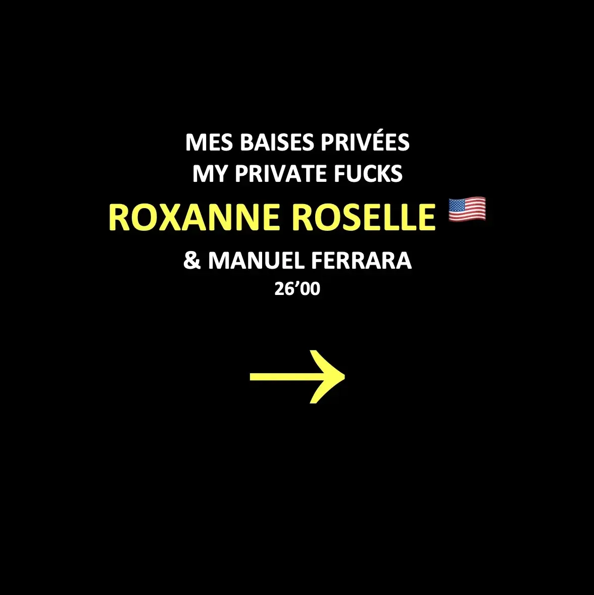 🇫🇷 MES BAISES PRIVÉES : ROXANNE ROSELLE 🇺🇸Elle m'a demandé de jouer avec son corps...J'ai fais une très belle partie 😂🙏🇺🇸 MY PRIVATE FUCKINGS : ROXANNE ROSELLE 🇺🇸She asked me to play with her body...I had a really good time 😂🙏