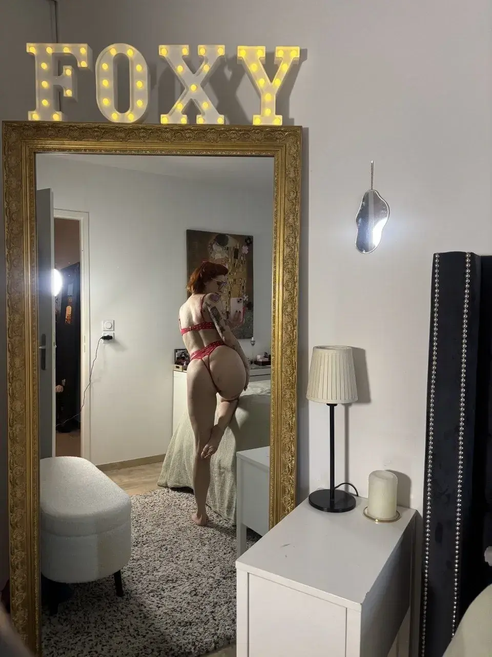 #sexy #red #foxy #lingerie