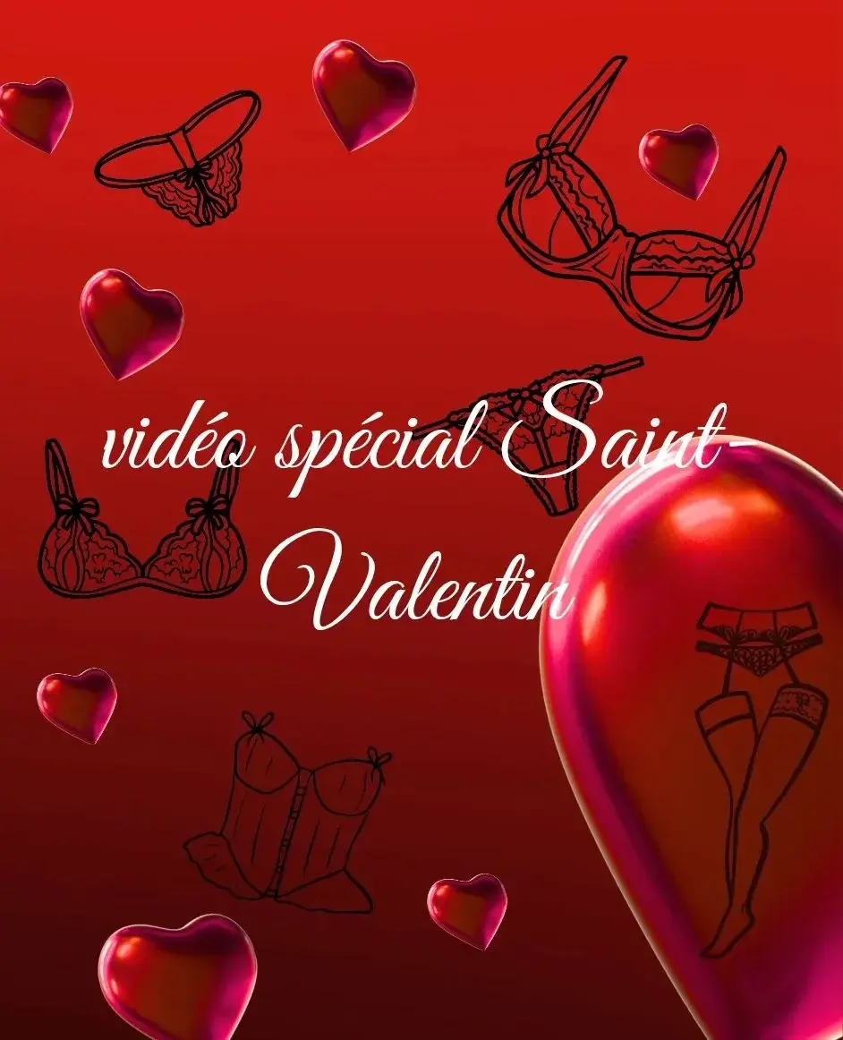 Tu choisis quel lingerie pour passer la Saint-Valentin avec moi ?❤️