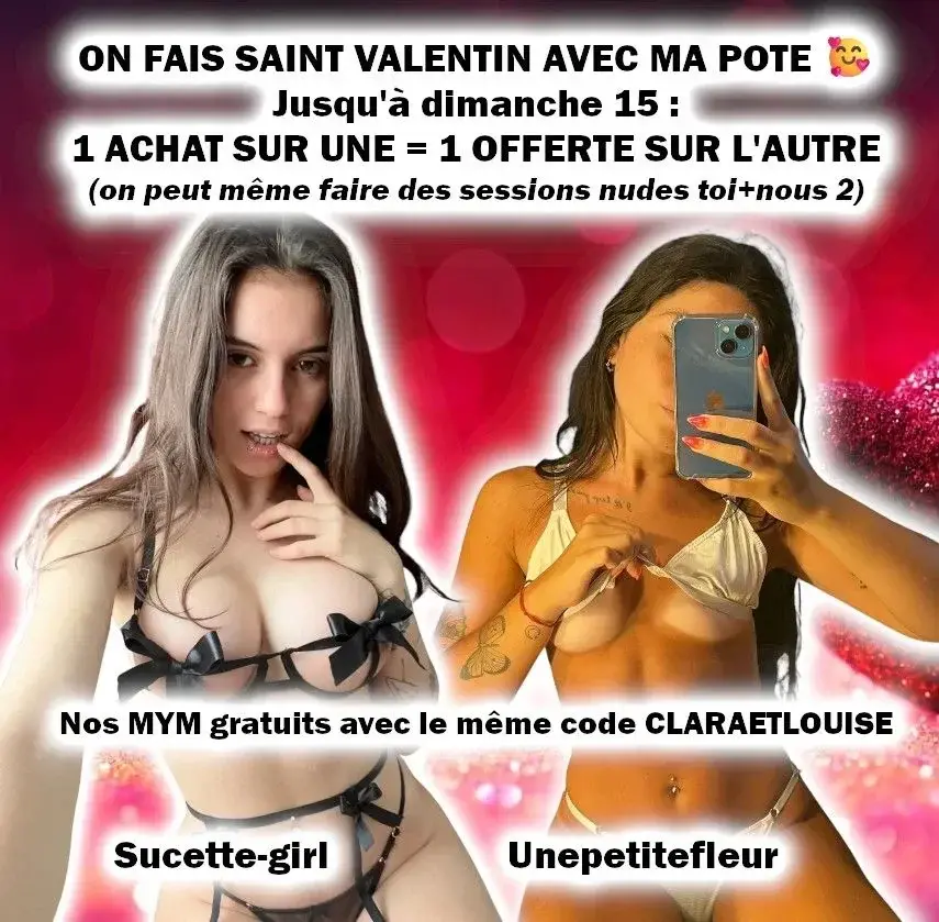 Leak & nude MYM — Sucette-girl : « On fête St Valentin ensemble ? » (MYM)