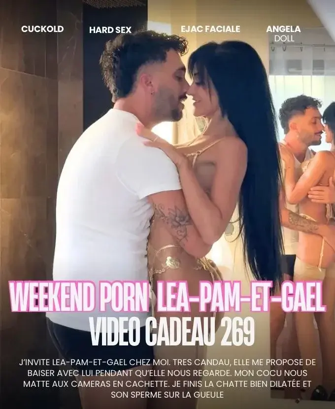 Leak public de angeladollx — « Hello mes chats ❤️ Une fois de plus cette semaine je vous gâte avec une tres grosse video cadeau ! Pour la première fois depuis la création de mon MYM, je réalise le fantasme d’une copine en me faisant baiser par la grosse bite de son mec sous ses yeux. Il s’agit du fameux couple Pam Lea et Gael Garcia que beaucoup d’entre vous doivent connaître à travers les réseaux sociaux. On s’est d’abord donné RDV sur une plage publique à Cannes où avec Pam on s’est exhibés seins nus et en string devant tout le monde. Sur le trajet pour aller chez moi, j’ai sucé Gael alors que j’étais en train de conduire (la scène est complètement folle !). Une fois à la maison, il m’a défoncé et ouvert la chatte comme une vraie salopee tellement lui et moi on était excités. Bien évidemment à la fin j’ai pris tout son jus sur la gueule car j’adore me faire humilier avec du bon foutre chaud sur mon visage. La vidéo filmée en 4K très haute qualité ! Durée : 45min » (nude) sur MYM