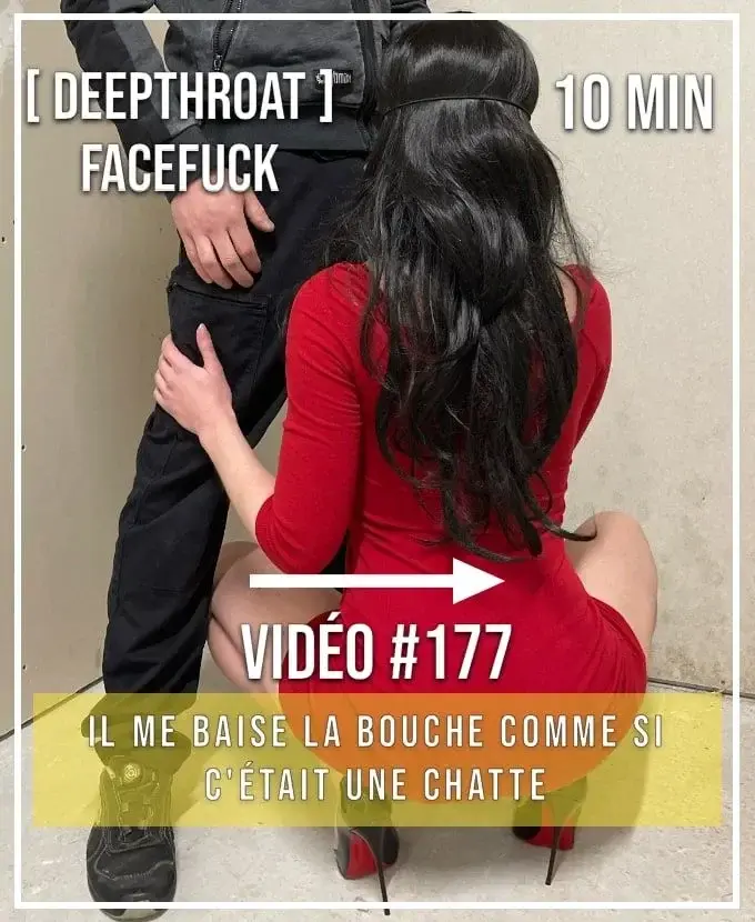 🇫🇷 Vidéo #177 ➡️ Je me fais baiser la gorge par un artisan qui intervient dans mes bureaux, il me détruit la gueule avant de me gicler tout son foutre sur mon visage, je retourne travailler bien couverte 👅💦🇺🇸 Video #177 ➡️ I get facefucked by a worker at my office, he destroy my throat and cums on my face, I go back to work with my face cum covered 👅💦