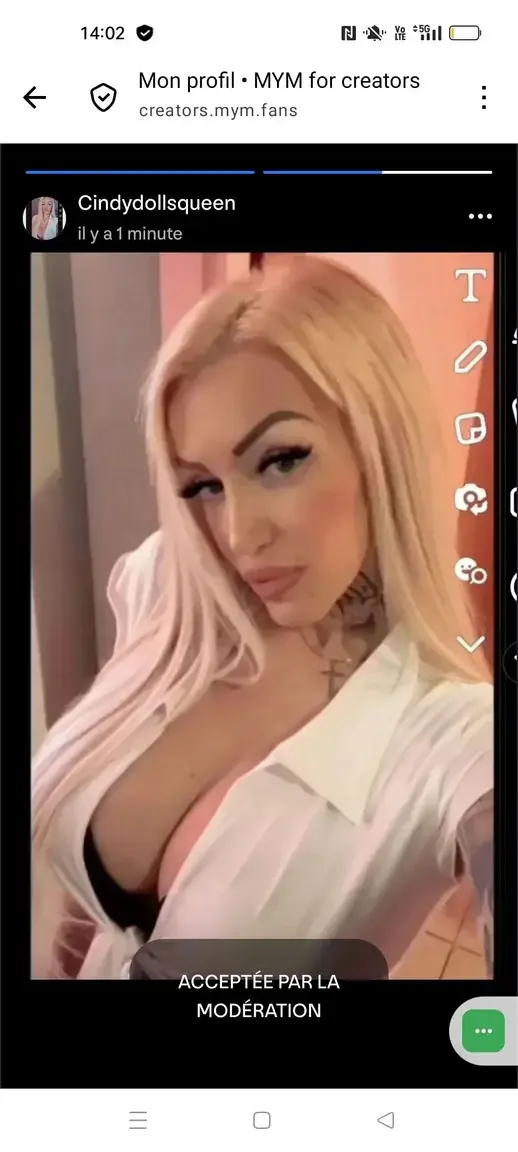 Viens voir ma dernière vidéo bb ne loupe pas cette scène super hot 😋