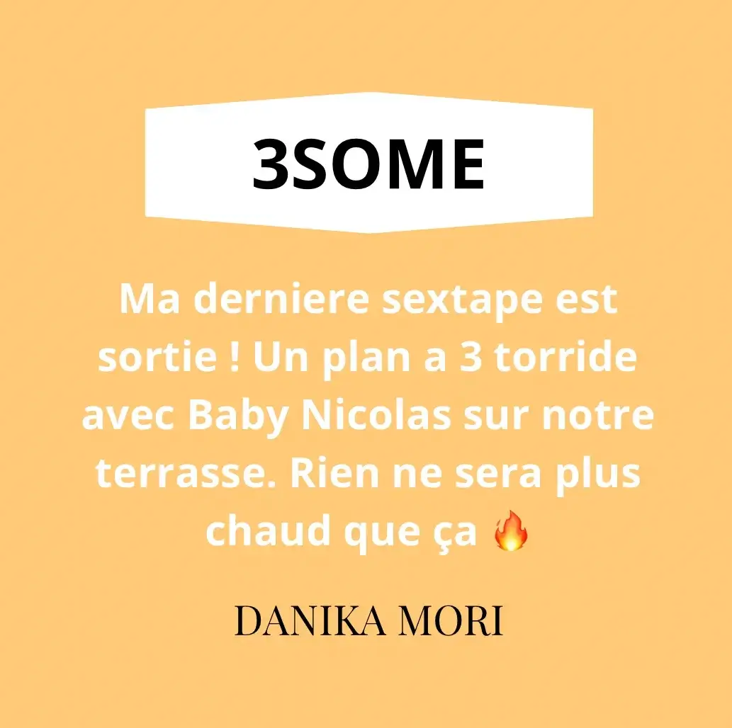 Nouvelle sextape OUT 🔞Viens me la demander en DM !