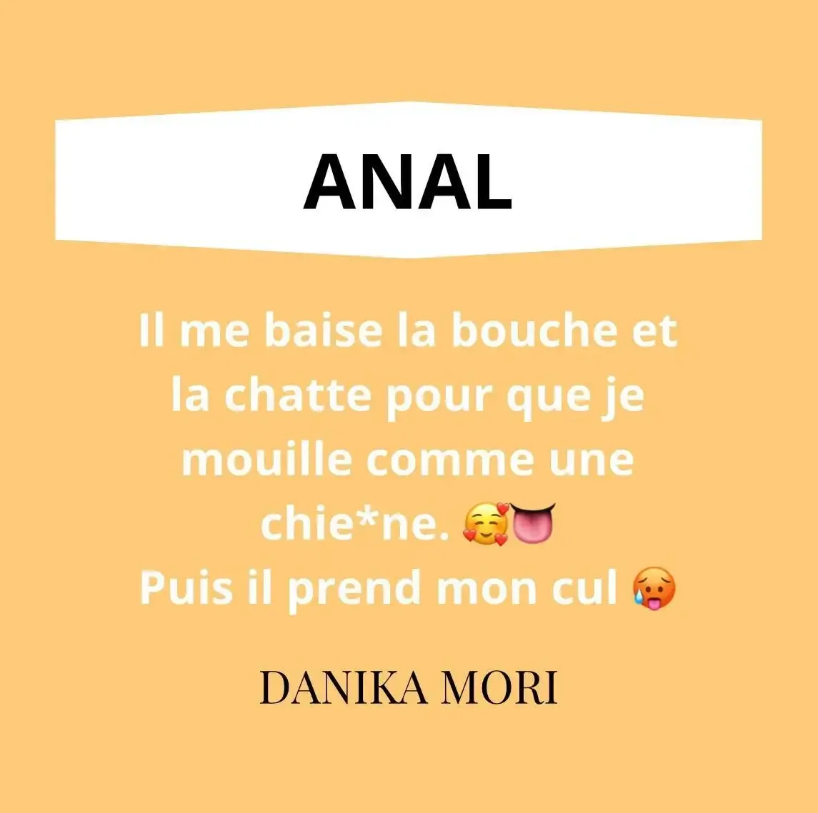 Nouvelle vidéo ANAL 🍑🥵Viens me la demander en privé 🔥