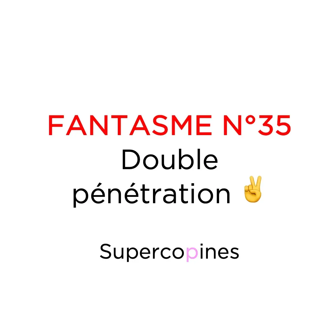 Leak public de SUPERCOPINES — « DOUBLE PÉNÉTRATION INTENSE 😋Cléa aime les hommes...Elle aime quand plusieurs mecs s'occupent d'elle...Parfois en même temps ! 🍆🍆FANTASME de RONALD  ✅ » (nude) sur MYM