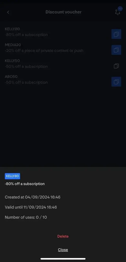 Leak & nude MYM — kell_ycut4 : « Hey baby big supprise you get -80% with KELLY80 for the first 10 sub and -20% for my media its time🥰🤭 » (MYM)