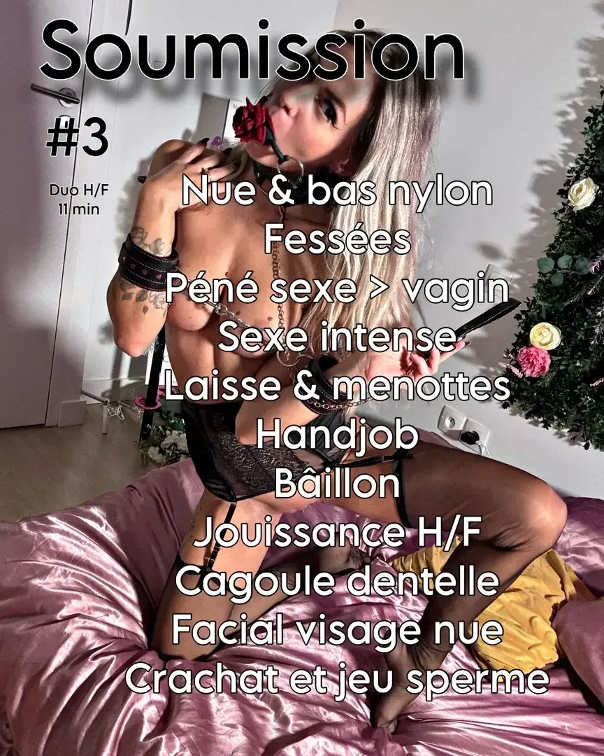 Voici ce que te réserve le 3è épisode de ta nouvelle trilogie « Soumission » 🔥Elle sera disponible à partir du 25/01…✨