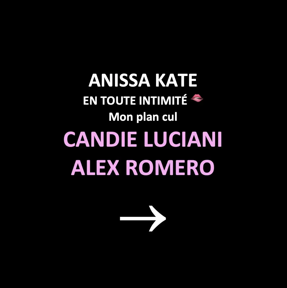 Mon plan cul : Candie Luciani & Alex Romero 🍆🍑J'aime la perversion que procure le sexe avec un couple 🫣Je me surpasse à chaque fois pour être la plus s@lope possible !