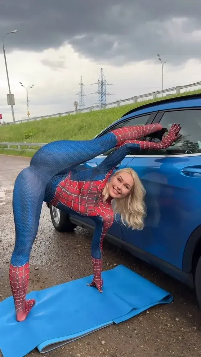 J'ai pris une pause sur la route pour m'étirer😜💪🏻