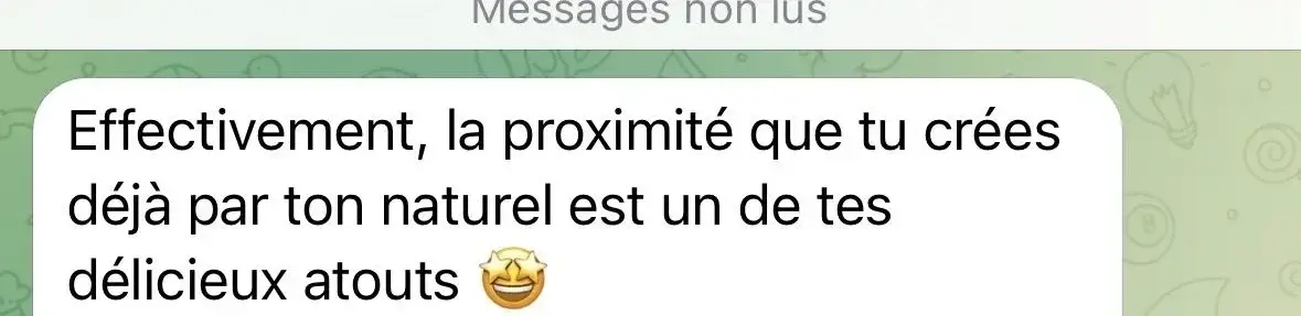 Un jour, un avis ✨Ici c’est du vrai, aucun tchatteur juste Moi !Vos messages me touchent vraiment… merci pour votre soutien et votre confiance ❤️#AvisClient #AvisDuJour #RetourClient #Temoignage #CreatorLife #Merci #Fidélité