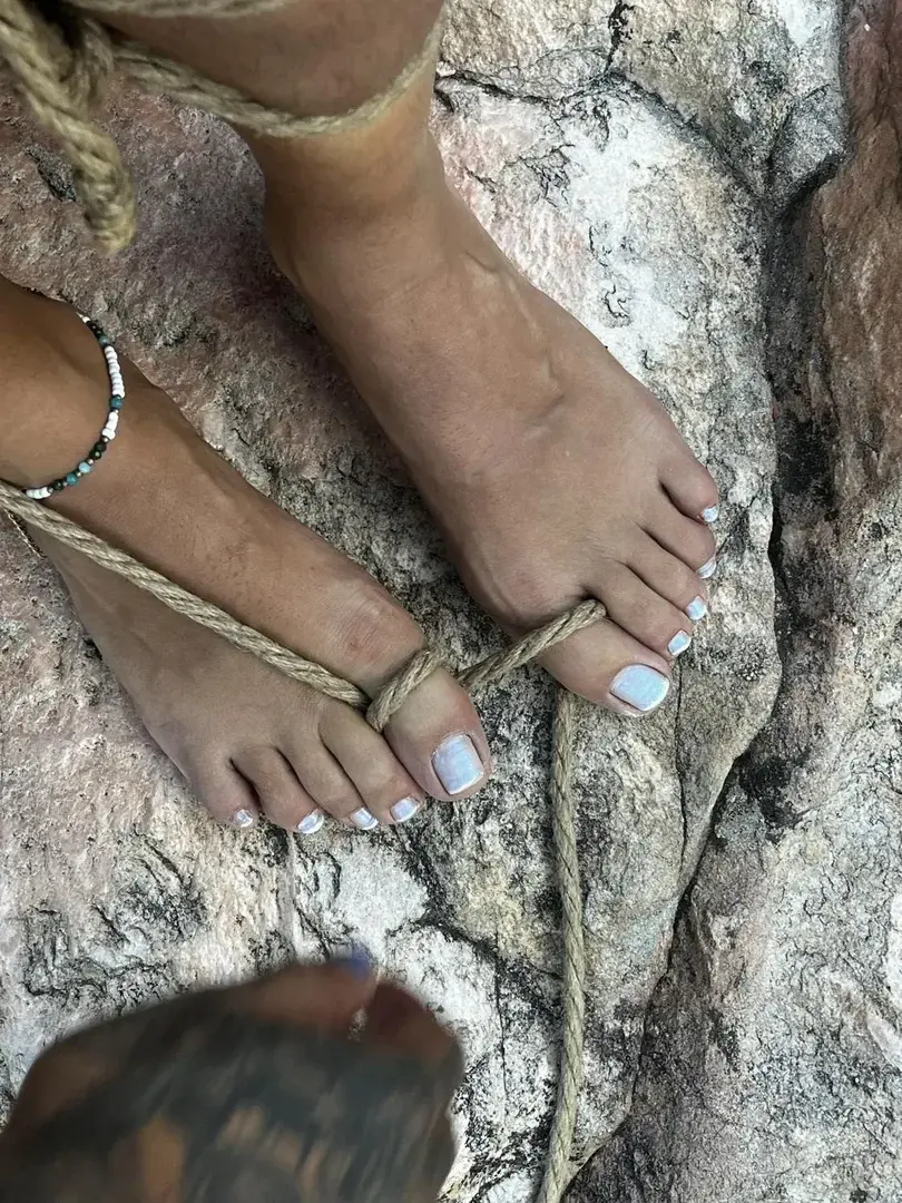 Shibari en pleine nature