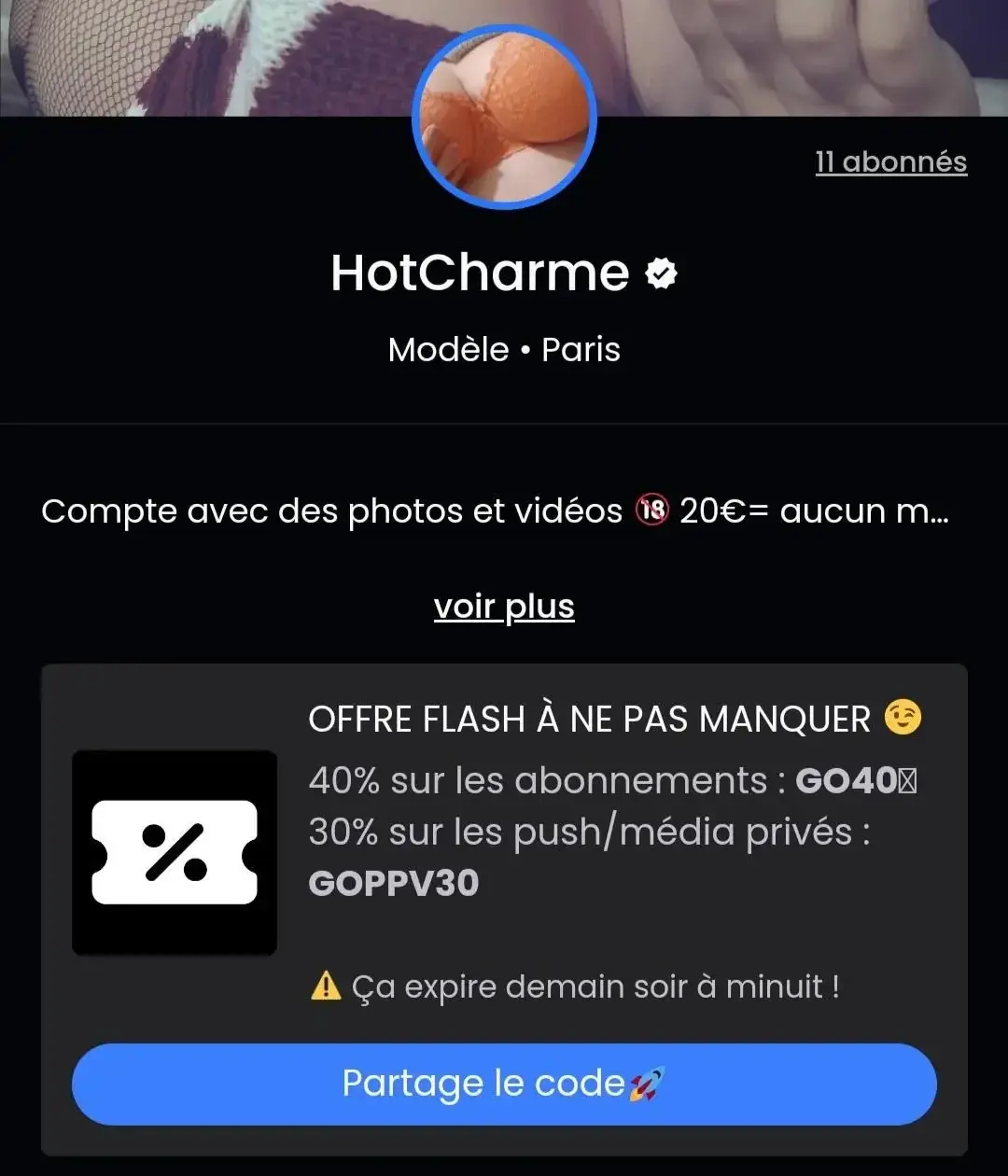 Promo dispo sur HotCharmeTrois nouvelles vidéos programmés
