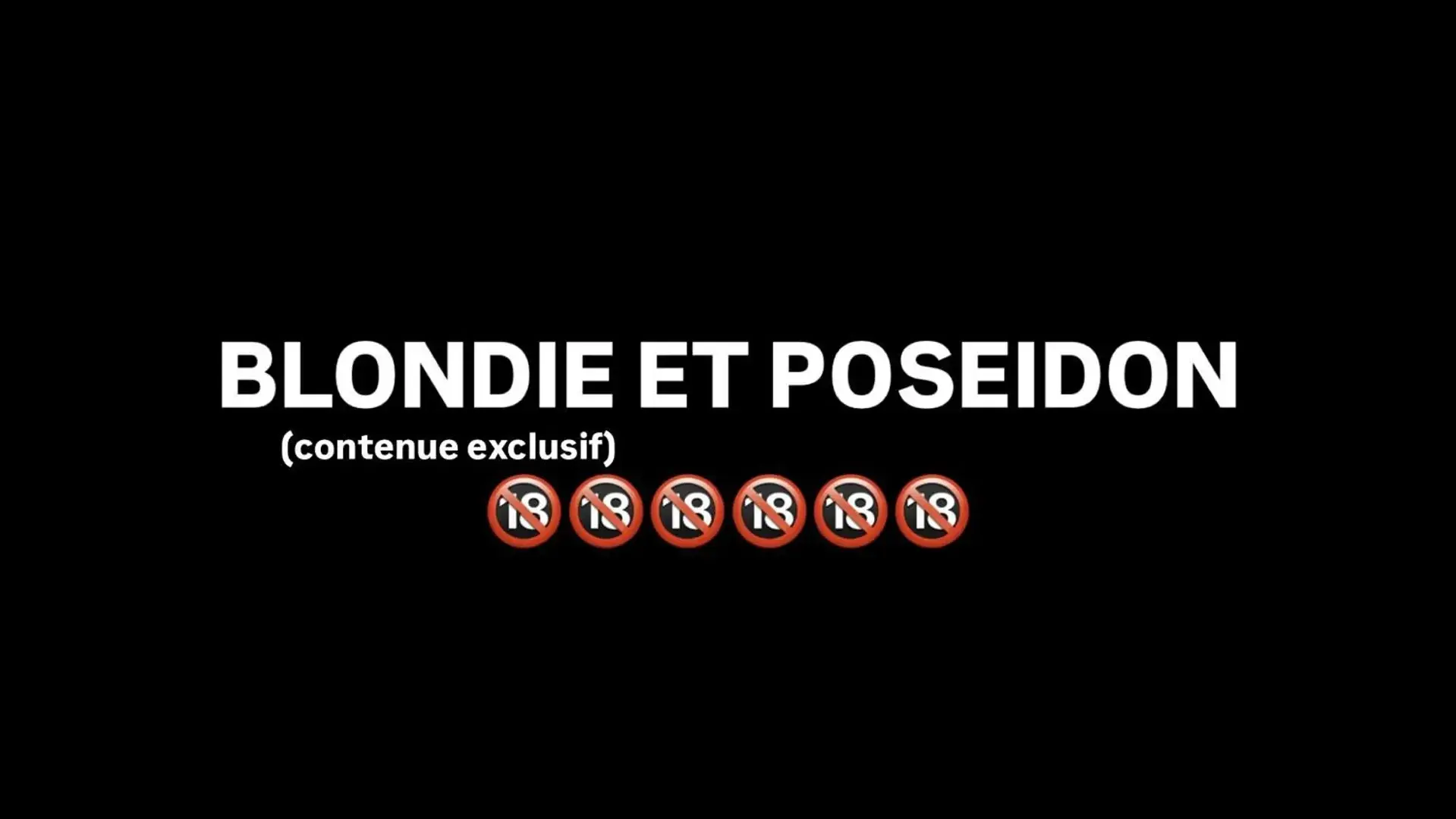 Photo de couverture de Blondieetposeidon