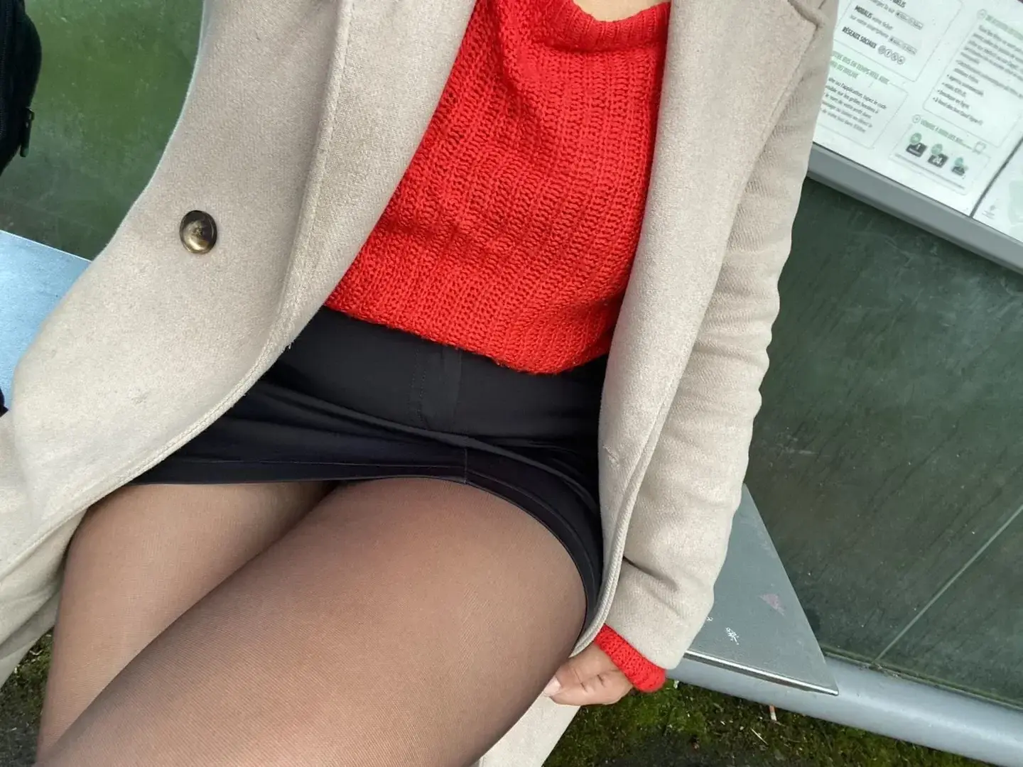 Ma tenue d’hier 💋#commando #sans culotte