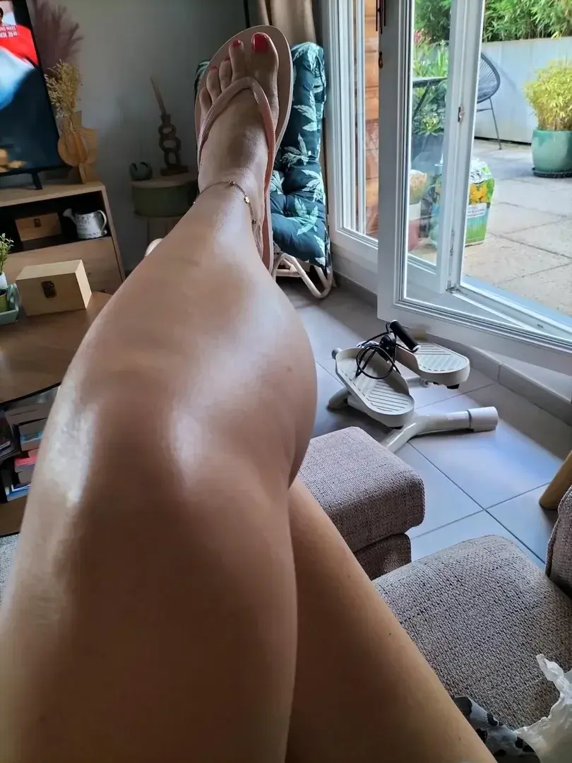les doigts de pieds en éventail 😄