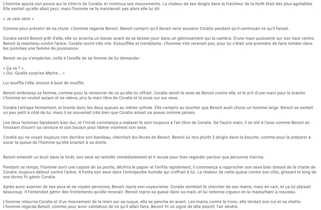 Récit : La forêt des fantasmes ( 8/11 )