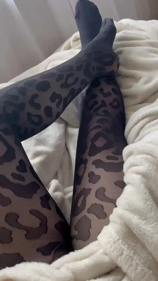 Léopard  jusqu’au bout des pieds #leopard #collant