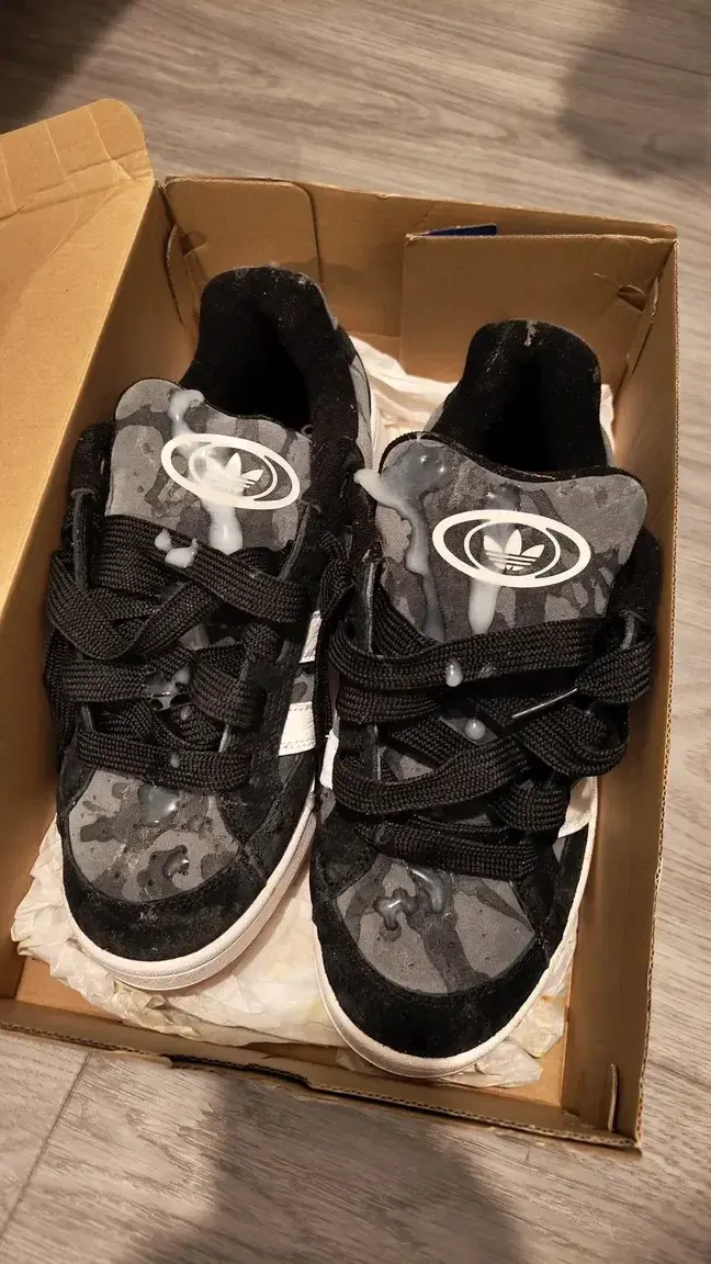 One of my cum dump, brand new pair paid by a follower, still never worn yet.