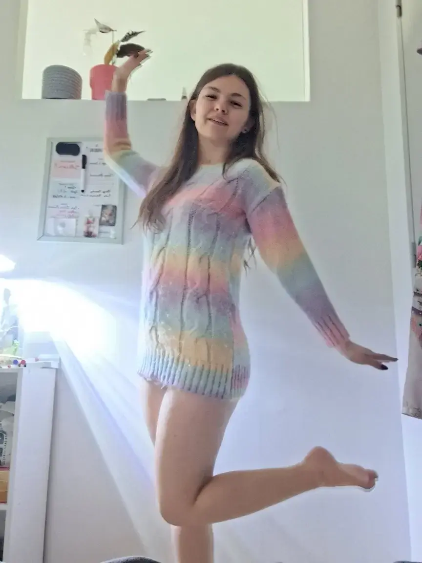 Petite robe d'hiver pastel 😇🥰