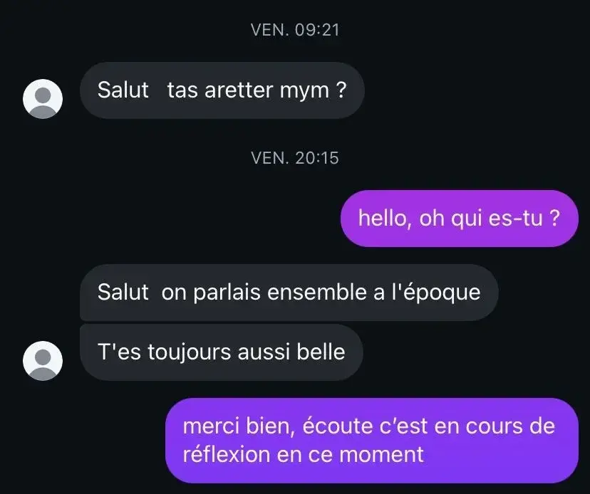 en cours de réflexion ?