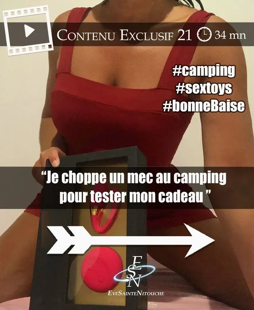 J’ai pris quelques jours de repos bien mérité dans un petit camping… mon instinct de chasseuse se met immédiatement en route car j’ai emmené un gode offert par un fan et j’aimerais bien aussi une bonne bite en plus de ce jouet pour me combler la chatte ! Je te laisse découvrir l’action… c’est cache mais ça marche 😜 !-20% sur ton abo avec le code DROPFR20, FIRST20 ou SURPRISE20