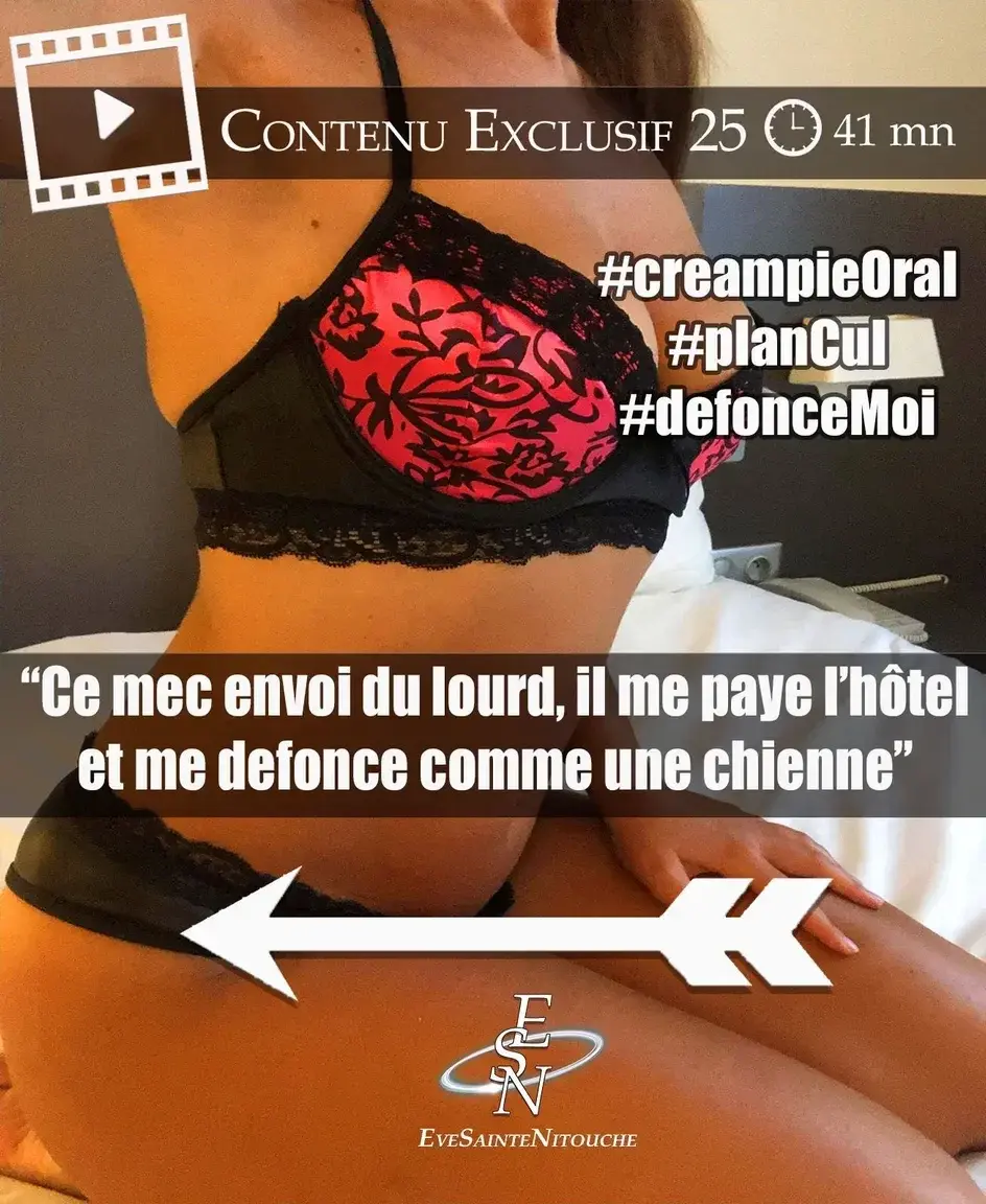 Je tombe sur un mec en soirée avec des copines. Ce gentleman m'offre l’hôtel le soir même et me défonce comme une chiennnne… je lui ai bien lustré la bite avant qu’il me fourre et je le remercie pour la bonne baise en me délectant de son jus dans la bouche pour le finir ! Viens mater ça tu risque de gicler rapidement 💦💦💦 ! (vidéo 41min)